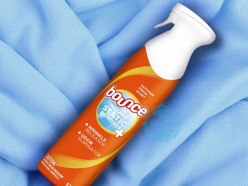 Xịt thơm Bounce Instant Static Remover+ làm thẳng quần áo, khử mùi tối ưu
