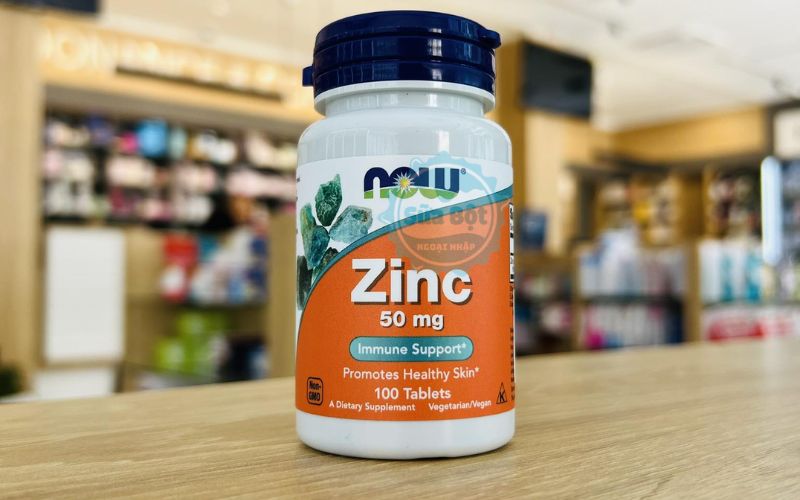 Zinc 50mg Now được kiểm tra chất lượng nghiêm ngặt tại Mỹ Zinc 50mg Now được kiểm tra chất lượng nghiêm ngặt tại Mỹ