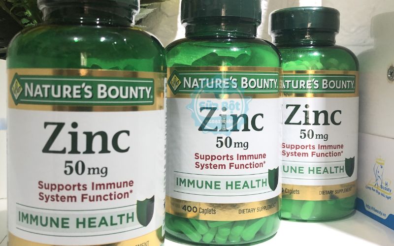 Nature’s Bounty Zinc 50mg giúp cải thiện tình trạng mụn trứng cá, hỗ trợ sức khỏe da Nature’s Bounty Zinc 50mg giúp cải thiện tình trạng mụn trứng cá, hỗ trợ sức khỏe da