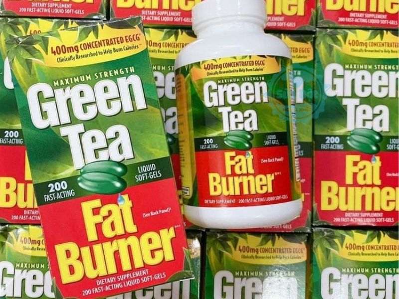 Green Tea Fat Burner 400mg giúp thải độc, loại bỏ mỡ thừa