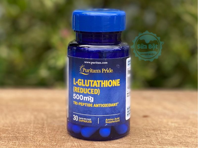 Puritan’s Pride L-Glutathione Reduced 500mg chỉ cần dùng mỗi ngày 1 viên rất thuận tiện