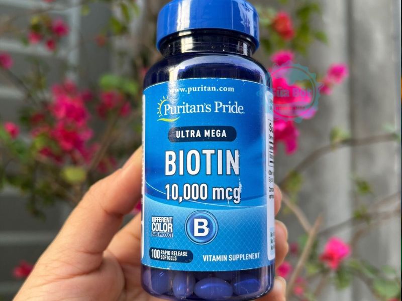 Puritan’s Pride Ultra Mega bổ sung hàm lượng Biotin 10000mcg Puritan’s Pride Ultra Mega bổ sung hàm lượng Biotin 10000mcg