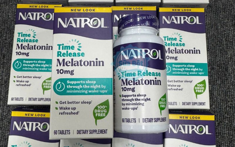 Viên uống Natrol Melatonin 10mg chỉ dùng theo hướng dẫn và không quá liều