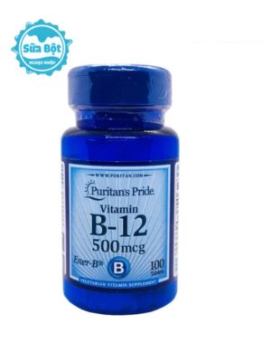 Viên uống Puritan's Pride vitamin B12 500mcg của Mỹ 100 viên