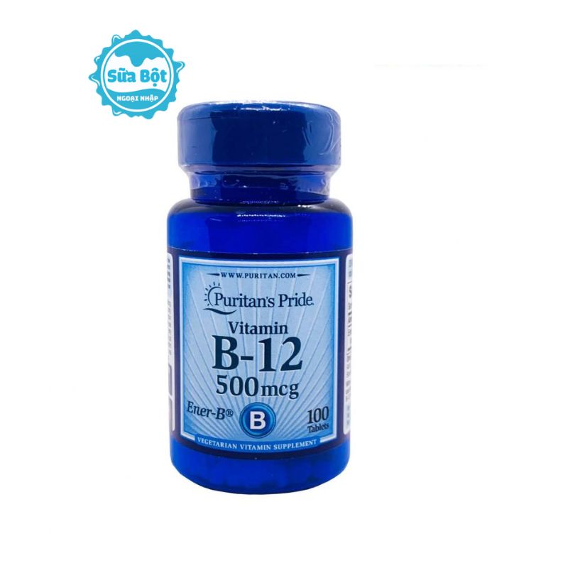 vien-uong-puritans-pride-vitamin-b12-500mcg-thump Viên uống Puritan's Pride vitamin B12 500mcg của Mỹ 100 viên