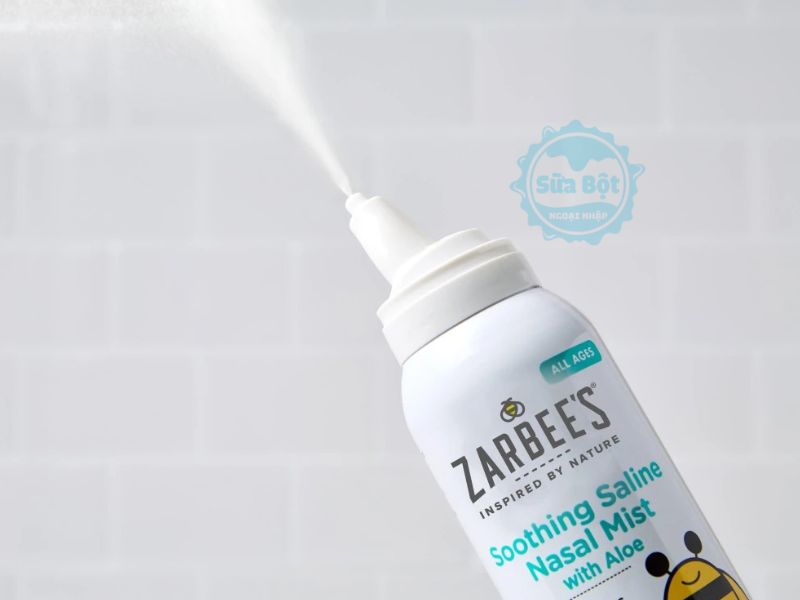Xịt mũi Zarbee’s dạng xịt phun sương dễ sử dụng Xịt mũi Zarbee’s dạng xịt phun sương dễ sử dụng