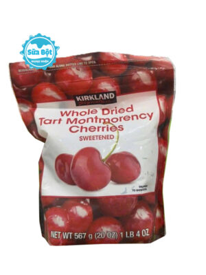 Cherry sấy khô Kirkland Whole Dried Tart Montmorency Cherries của Mỹ 567g