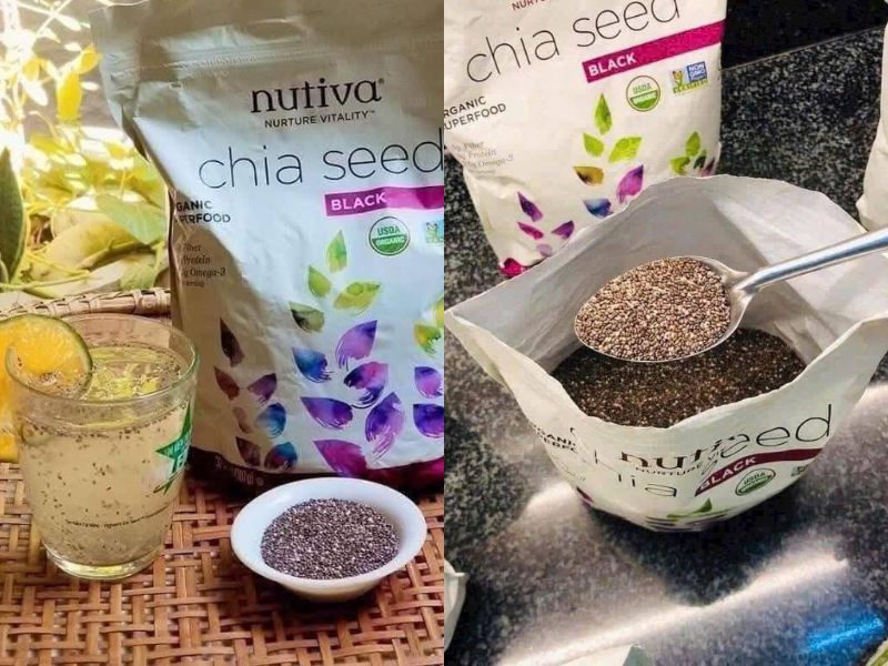 Hạt chia đen Nutiva Organic Chia Seed Black chế biến được với nhiều món ăn, đồ uống Hạt chia đen Nutiva Organic Chia Seed Black chế biến được với nhiều món ăn, đồ uống