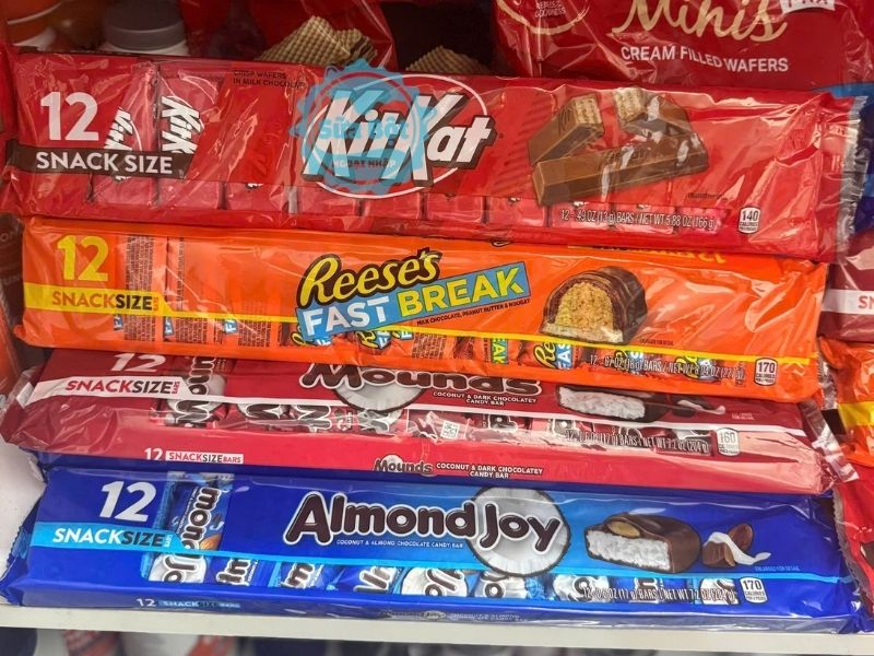 Socola Kitkat Reese's Almond hương vị thơm ngon, dễ ăn