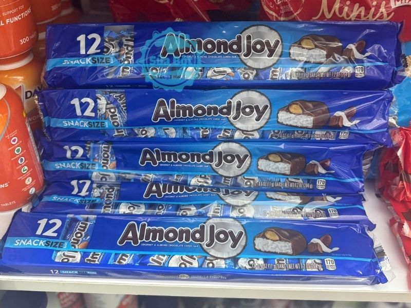 Socola sữa nhân dừa hạnh nhân Almond Joy Coconut & Almond Chocolate Candy