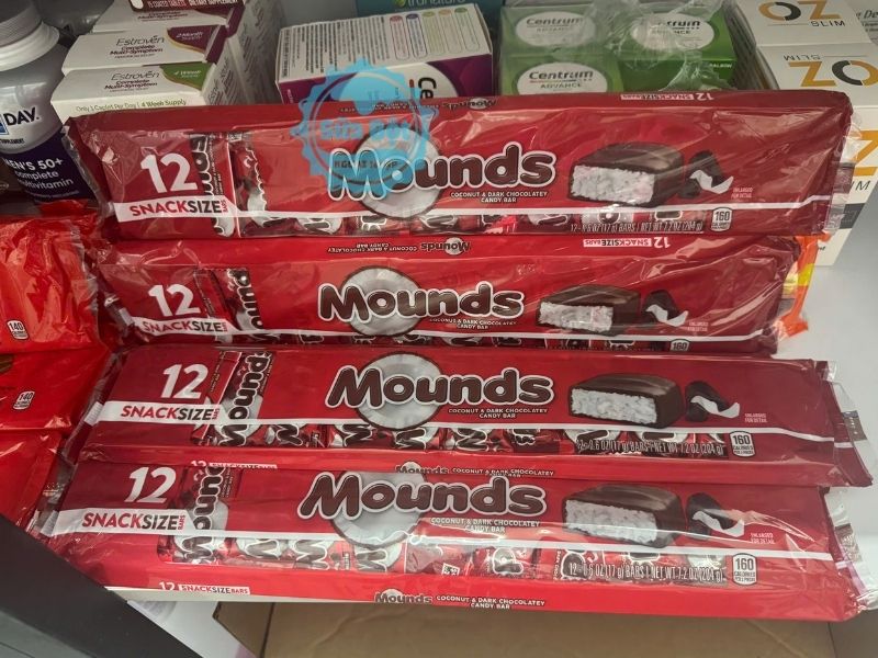 Socola đen nhân dừa Mounds Coconut & Dark Chocolatey Candy