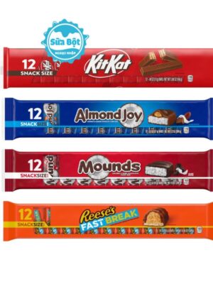 Socola Kitkat Reese's Almond của Mỹ các loại 12 thanh