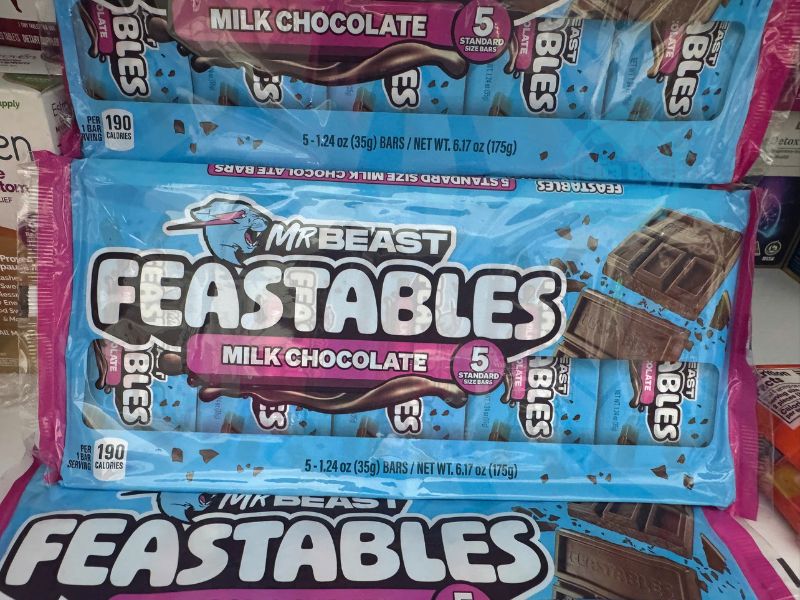 Socola MrBeast Feastables 175g bổ sung năng lượng