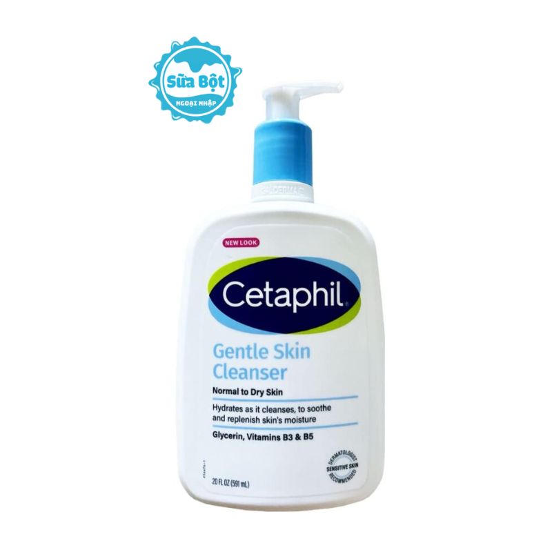 sua-rua-mat-cetaphil-gentle-skin-thump Sữa rửa mặt Cetaphil Gentle Skin Cleanser của Mỹ 591ml