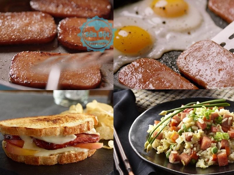 Thịt hộp Spam Classic hộp 340g có thể chế biến được nhiều món ăn