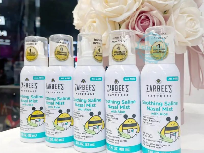 Nước rửa mũi, thông mũi dùng được cho bé từ 0 tháng tuổi