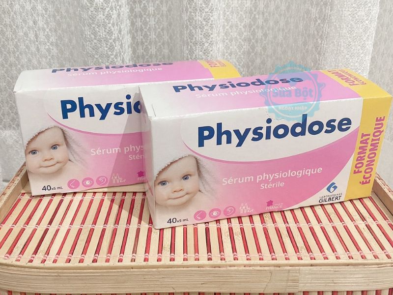 Nước muối Physiodose hồng không chứa chất bảo quản hay dị ứng