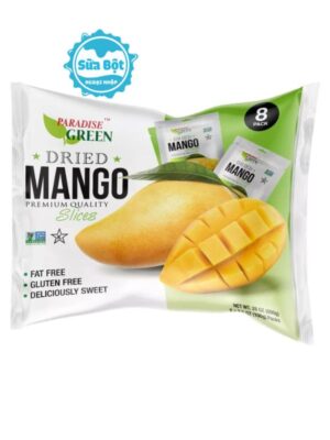 Xoài sấy dẻo Paradise Green Dried Mango của Mỹ 800g
