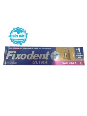 Keo dán hàm giả Fixodent Ultra Max Hold của Mỹ 62g
