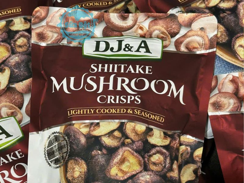 Nấm hương sấy giòn DJ&A Shiitake Mushroom Crisps giá tốt tại Sữa Bột Ngoại Nhập Nấm hương sấy giòn DJ&A Shiitake Mushroom Crisps giá tốt tại Sữa Bột Ngoại Nhập