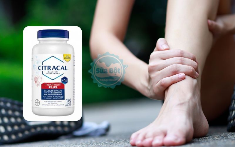 Citracal Maximum Plus Calcium Citrate + D3 cung cấp canxi có độ hòa tan cao