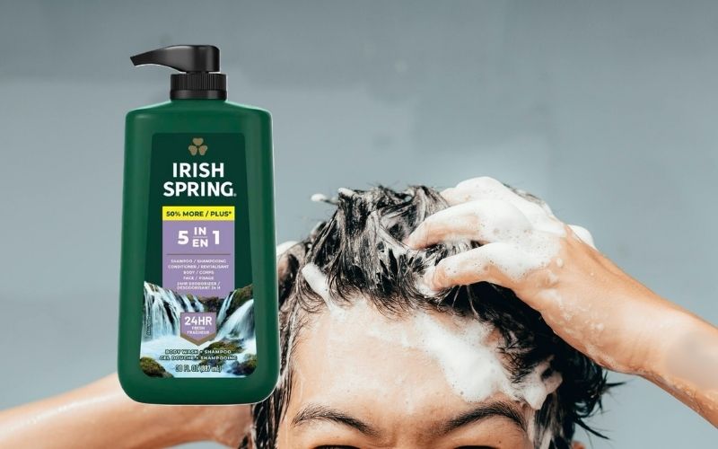 Dầu tắm gội nam Irish Spring 5in1 sử dụng được cho mặt và body Dầu tắm gội nam Irish Spring 5in1 sử dụng được cho mặt và body