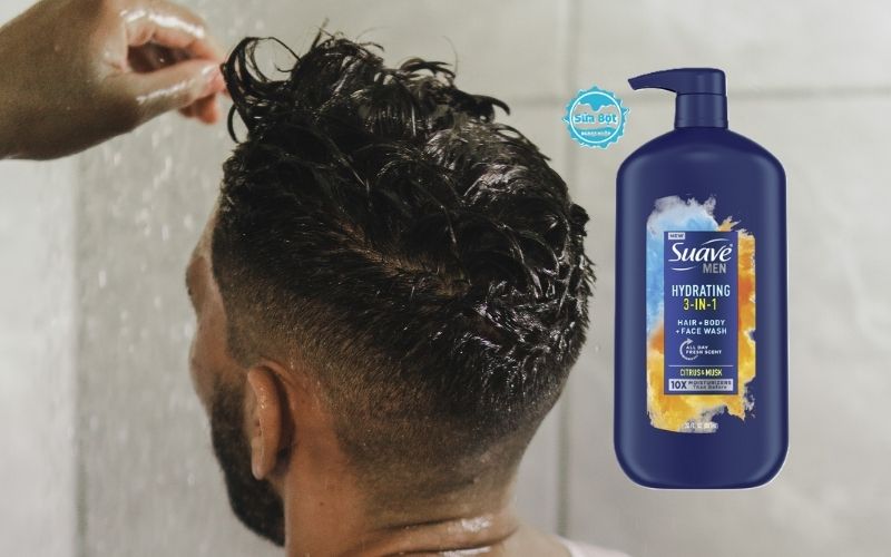 Suave Men Hydrating 3 in 1 dùng như dầu gội Mỹ, sữa tắm, sữa rửa mặt Suave Men Hydrating 3 in 1 dùng như dầu gội Mỹ, sữa tắm, sữa rửa mặt