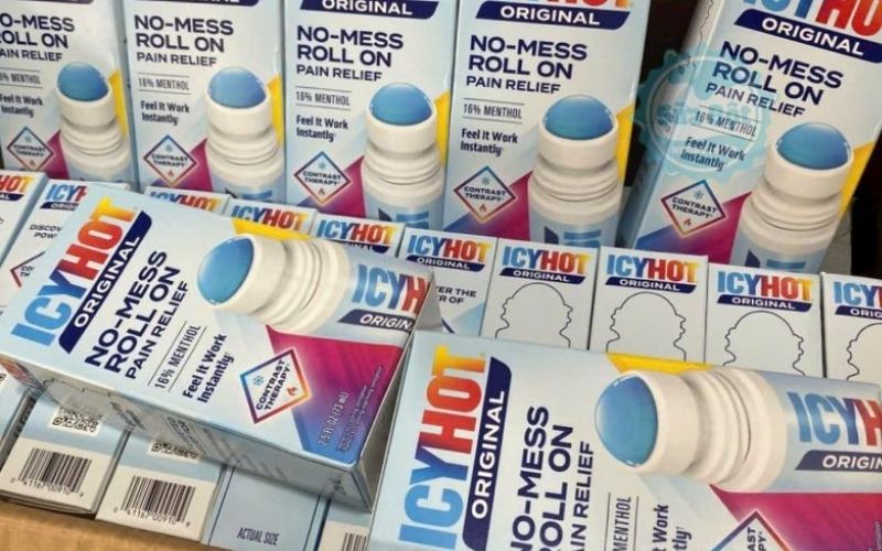 Icy Hot Original No Mess Pain Relief Roll On dạng thanh lăn dễ thao tác Icy Hot Original No Mess Pain Relief Roll On dạng thanh lăn dễ thao tác