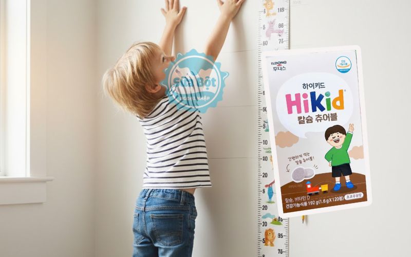Kẹo sữa Hikid vị socola cung cấp canxi, vitamin D cho trẻ