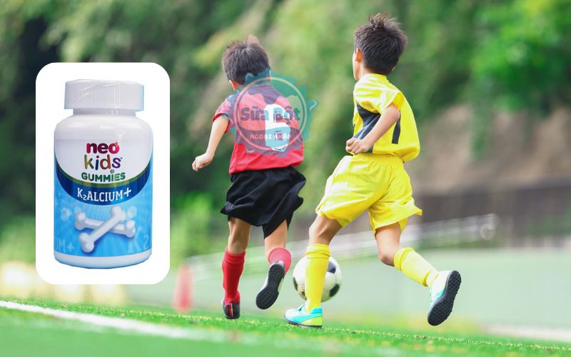 Gummies Canxi Neo Kids có dạng hình khúc xương đáng yêu, dễ thu hút bé