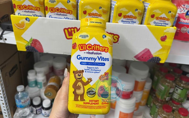 Lil Critters Gummy Vites hương vị trái cây dễ dùng