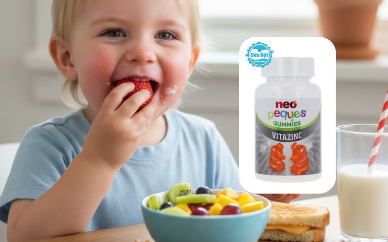 Neo Kids Gummies Vitazinc dùng được cho bé từ 3 tuổi