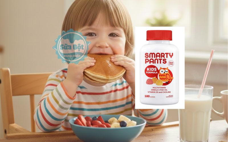 Vitamin Smarty Pants Kids Formula kẹo dẻo mềm ngon, không biến đổi gen