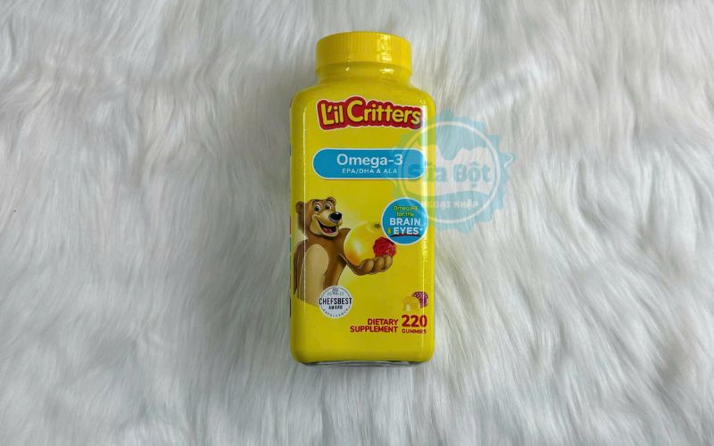 L’il Critters bổ sung Omega 3 và các dưỡng chất giúp bé phát triển toàn diện