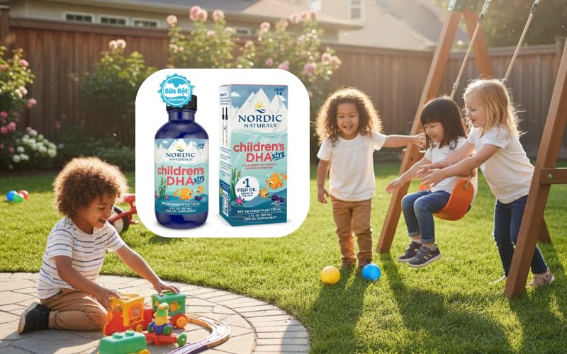DHA Nordic Naturals Children’s DHA xtra hương vị quả mọng tạo sự thích thú cho bé DHA Nordic Naturals Children’s DHA xtra hương vị quả mọng tạo sự thích thú cho bé