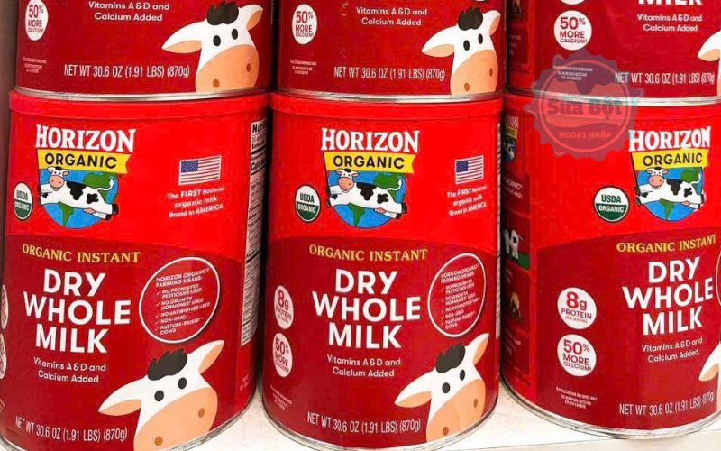 Sữa tươi nguyên kem Horizon Organic thơm ngon, vị ngọt vừa phải Sữa tươi nguyên kem Horizon Organic thơm ngon, vị ngọt vừa phải