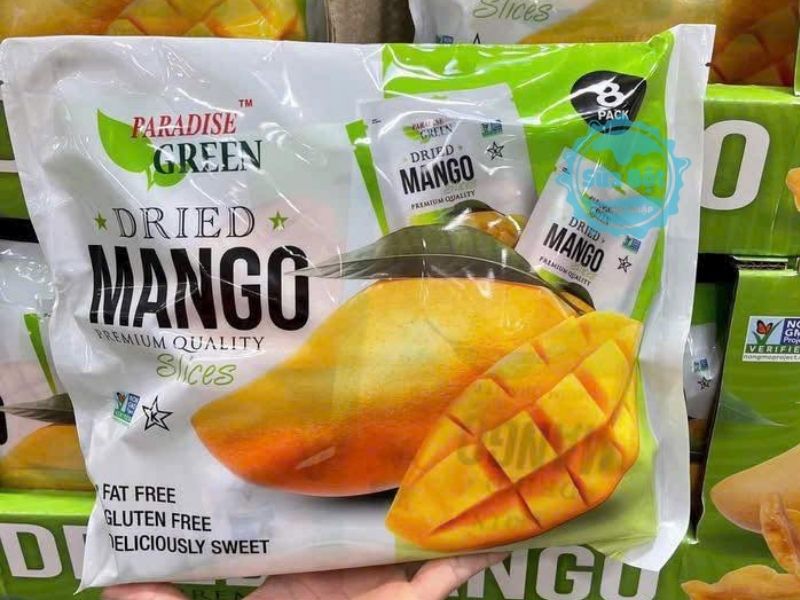 Xoài sấy được làm từ xoài tươi của Thái Lan