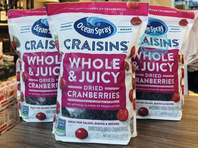 Nam việt quất sấy khô không chứa Gluten, không biến đổi gen