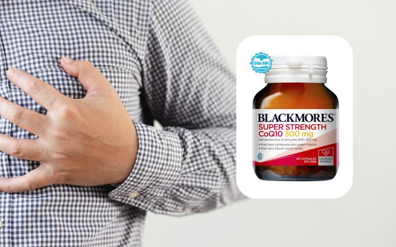 Blackmores CoQ10 300mg Super Strength hỗ trợ hệ tim mạch, sức khỏe mạch máu