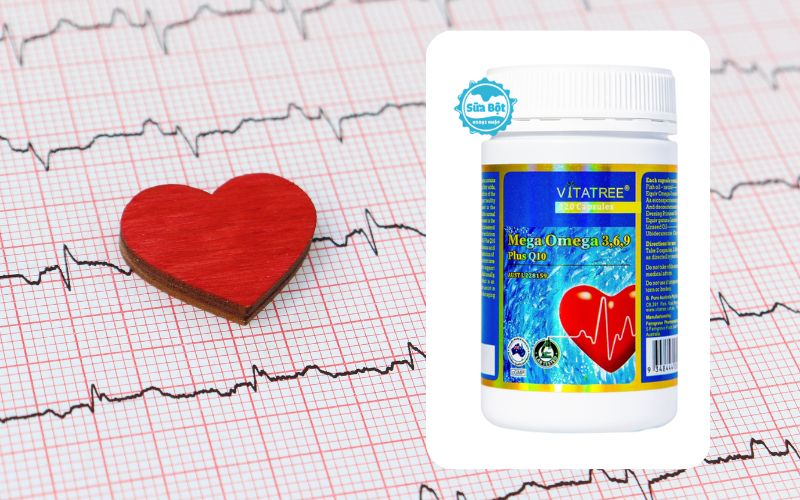 Vitatree Mega Omega 3,6,9 Plus Q10 nhập khẩu từ Úc, đảm bảo chất lượng