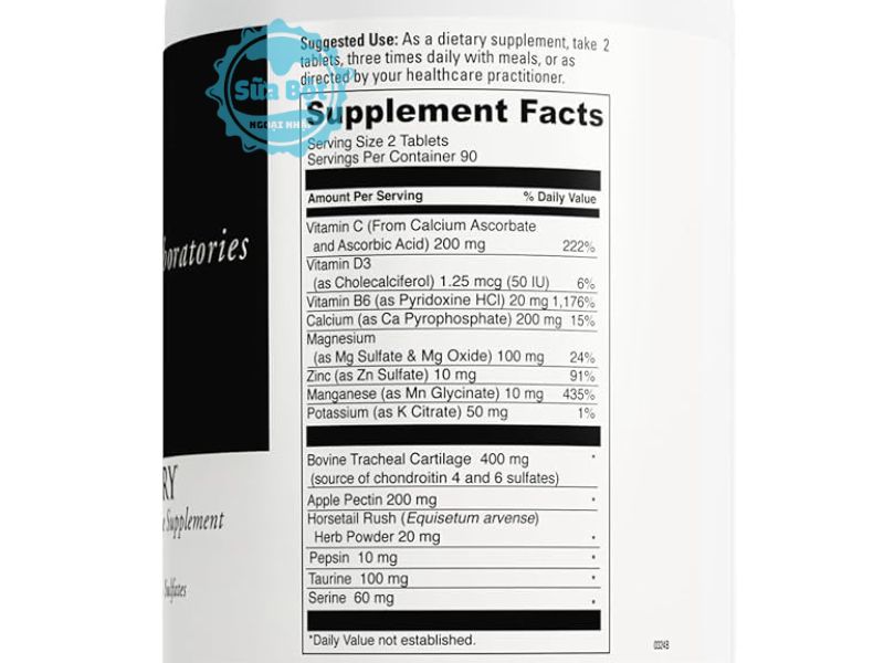 Bảng thành phần chi tiết của sản phẩm Bảng thành phần chi tiết của sản phẩm