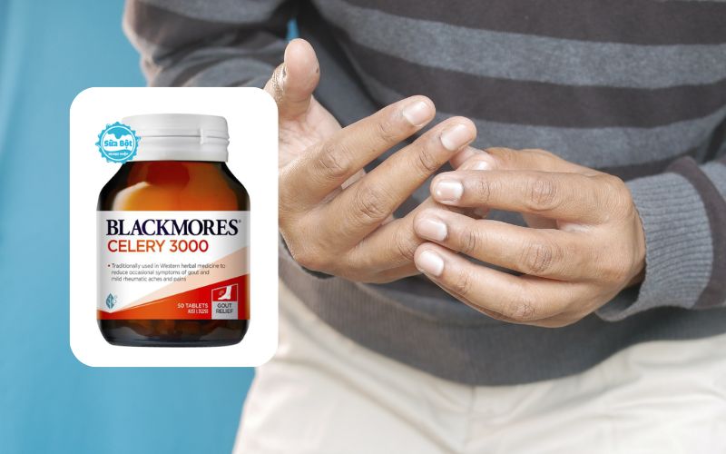 Blackmores Celery 3000mg giảm hàm lượng acid uric có trong máu
