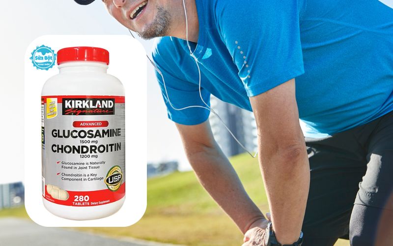 Kirkland Glucosamine 1500mg Chondroitin 1200mg thành phần không có Lactose, Gluten Kirkland Glucosamine 1500mg Chondroitin 1200mg thành phần không có Lactose, Gluten