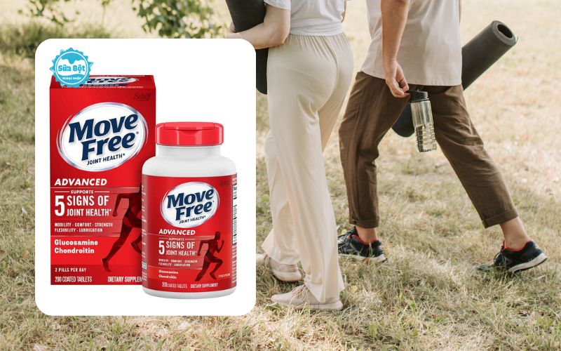 Schiff Move Free Joint Health Advanced viên uống không mùi, vị, dễ dùng Schiff Move Free Joint Health Advanced viên uống không mùi, vị, dễ dùng
