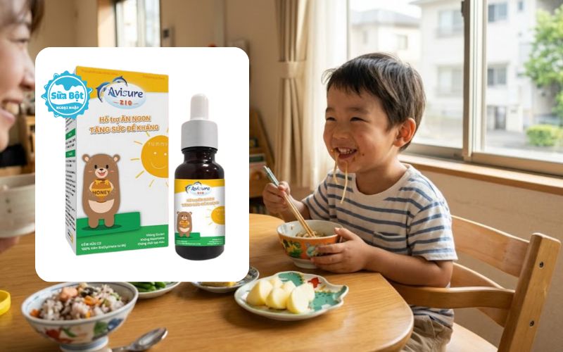 Giọt uống kẽm Avisure Zio cải thiện tình trạng biếng ăn, hạn chế ốm vặt cho bé Giọt uống kẽm Avisure Zio cải thiện tình trạng biếng ăn, hạn chế ốm vặt cho bé