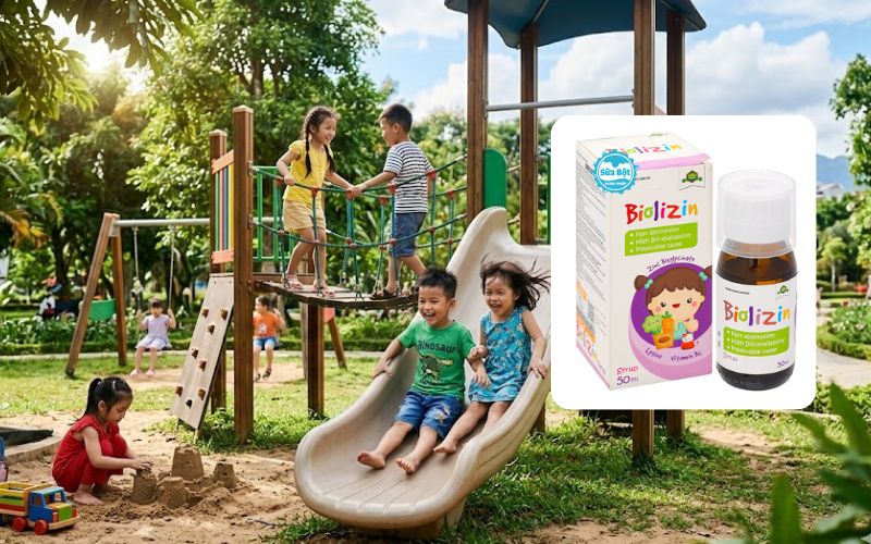Kẽm Biolizin không gây táo bón, nóng trong cho bé Kẽm Biolizin không gây táo bón, nóng trong cho bé