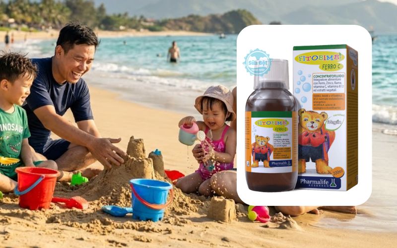 Siro kẽm cho bé Fitobimbi Ferro C có vị thanh ngọt, dễ dùng Siro kẽm cho bé Fitobimbi Ferro C có vị thanh ngọt, dễ dùng