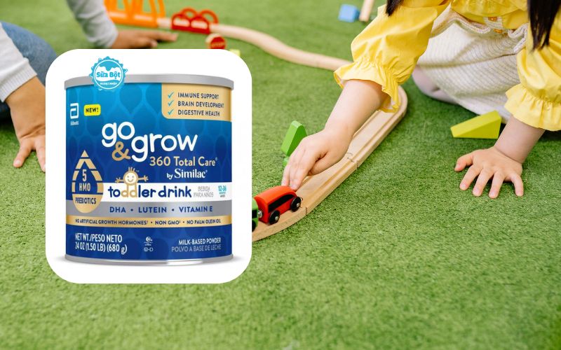 Similac Go Grow 360 Total Care Toddler Drink giúp hỗ trợ hệ tiêu hóa, hệ miễn dịch, phát triển não bộ của bé