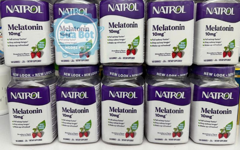 Natrol Melatonin 10mg Sleep giúp người dùng ngủ nhanh chóng hơn