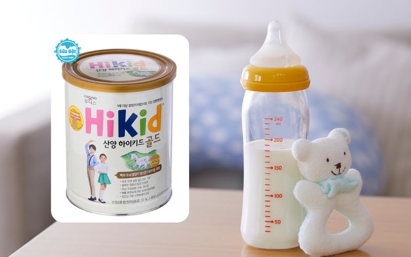 Sữa Hikid dê có khả năng hấp thụ tối ưu, phù hợp cho trẻ từ 1- 9 tuổi